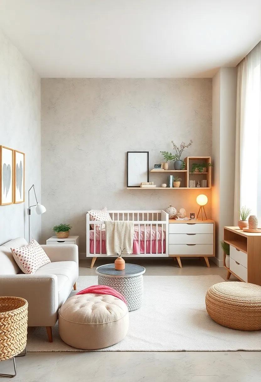 Minimalist furniture: Select multifunctional, minimalist furniture pieces that provide storage and style, keeping the space organized yet effortlessly chic