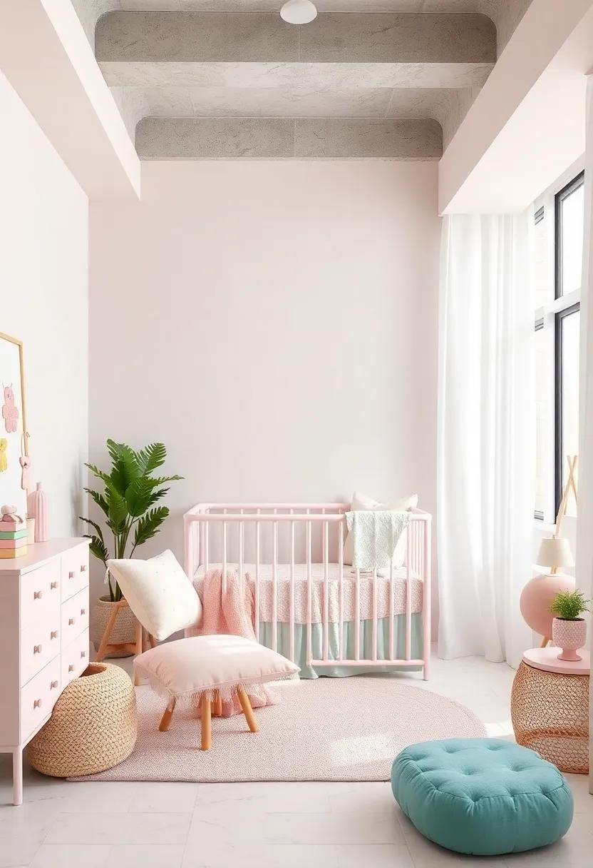 Soft Pastel Palette: Embrace soothing pastels like mint, blush, and lavender to create a calming environment perfect for restful sleep and sweet dreams