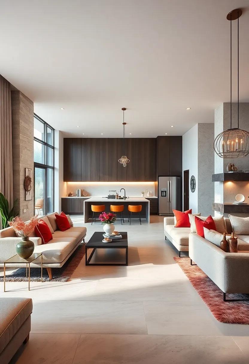 Statement‌ Lighting Fixtures: Install bold pendant ⁢lights or ⁣oversized fixtures⁢ that⁤ act​ as⁤ focal⁤ points,elevating⁣ the ⁣overall ‌design⁢ of ⁤the ⁢space