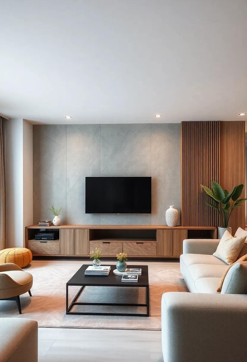 Artistic ‍facades: Admire ⁢TV units that showcase artistic‍ doors or fronts,turning‌ functional‍ furniture‌ into‌ a statement piece for your ⁣living⁣ room