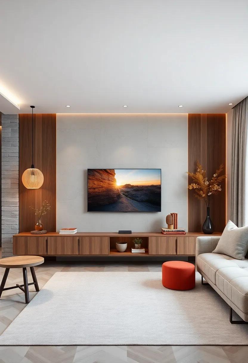 Asymmetrical Designs: Challenge conventional layouts⁣ with ‍asymmetrical⁤ TV units that play with balance and create visual interest in your room