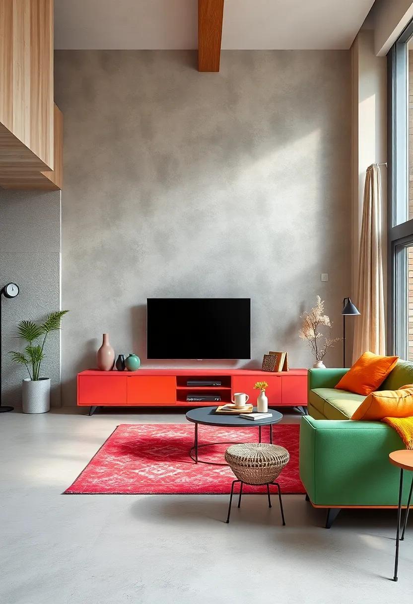 Colorful Accents: Brighten your home with ‍TV units‍ that pop ‍in⁢ vibrant colors, showcasing Scandinavian design's playful side while maintaining elegance