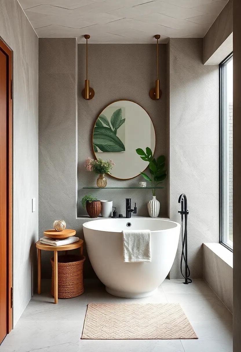 Artistic Touches: Display ​small artworks ⁢or framed photos on shelves or walls to add character and‌ your personal style ⁢to the bathroom