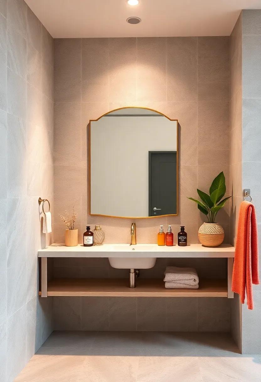 Decorative Mirrors‍ with Storage: Look ‌for mirrors that come⁣ with built-in storage to simplify​ your organization⁤ while ⁢enhancing the‍ decor