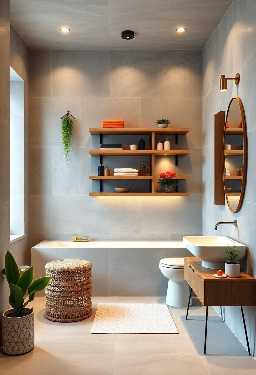 Embrace Vertical Storage:⁣ Utilize wall-mounted shelves and cabinets to free up floor space while displaying ⁣decor and organizing essentials