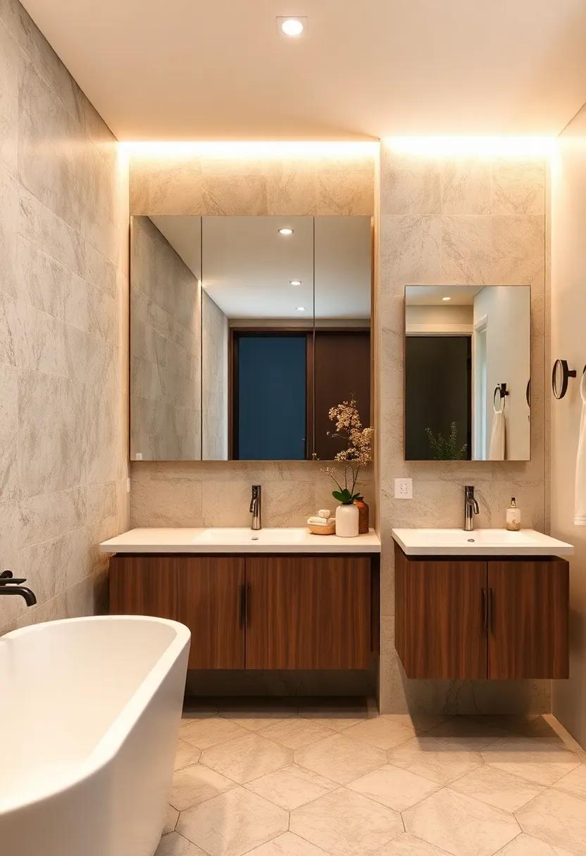 Soft Pastel Shades:‍ Lighten ‍your bathroom atmosphere with soft ⁣pastels on the walls, perfectly complemented​ by white or light-hued cabinetry