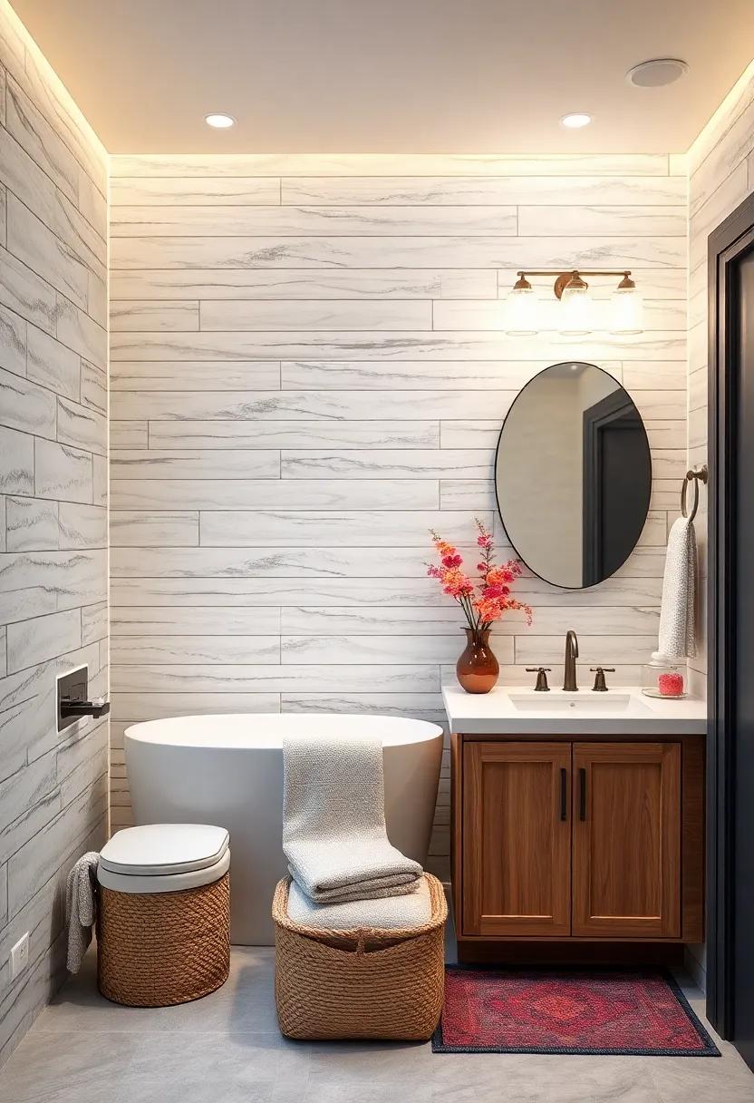 Rustic Shiplap Paneling: Embrace a cozy atmosphere‌ with⁢ rustic shiplap walls ⁤that harmonize well with⁣ custom wood cabinetry in ⁢a natural finish