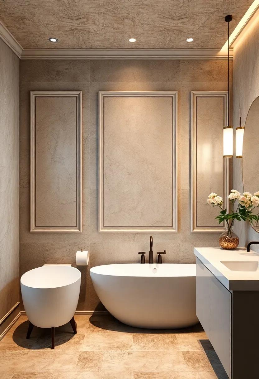 Artistic Panel ⁤Moldings: Create a sophisticated look with panel moldings ‍on the walls,⁢ complementing luxurious ⁢cabinetry designs