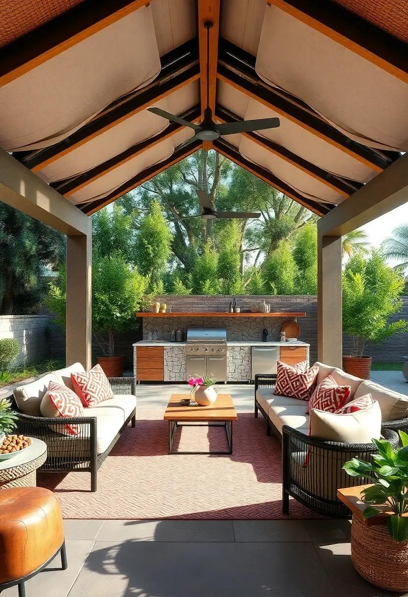 Entertainment Options: Incorporate elements like sound systems⁣ or projection screens for movie nights and music during parties