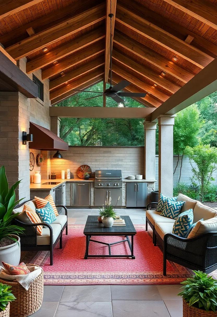 Privacy Features: Use screens, trellises, ‌or plants ‍to create a sense of seclusion,‍ making your outdoor kitchen a personal retreat