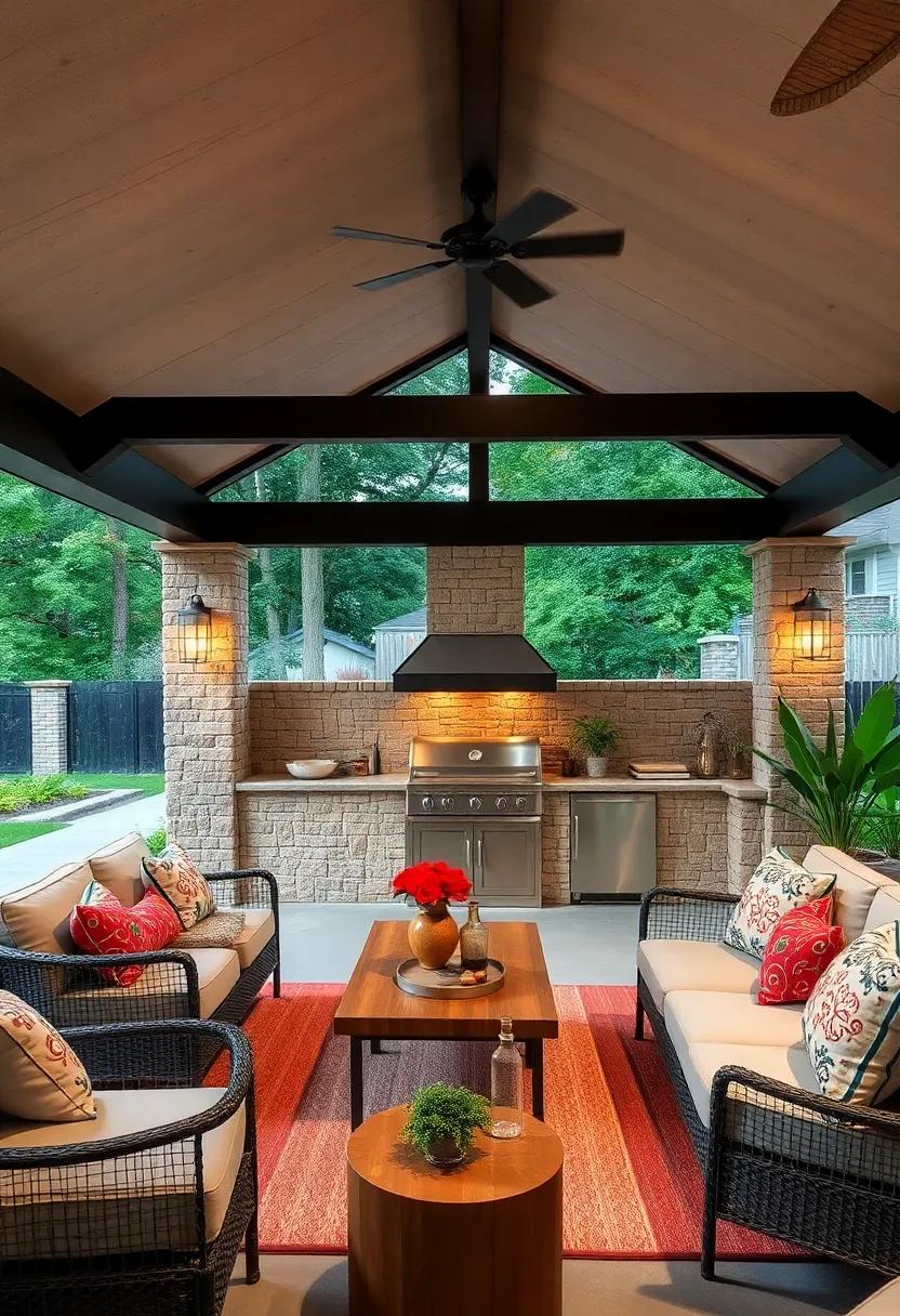 Weather Resistance: Design elements that can withstand rain, snow, and wind to ensure your outdoor kitchen remains functional year-round